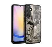 Head Case Designs Officially Licensed Batman DC Comics Logo Collage Distressed Hush Gel Armour Case [Military Grade Protection] Compatible With Samsung Galaxy A25 5G
