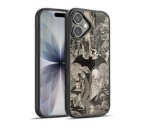 Head Case Designs Officially Licensed Batman DC Comics Logo Collage Distressed Hush Gel Armour Case [Military Grade Protection] Compatible With Apple iPhone 17