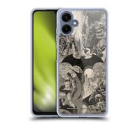 Head Case Designs Officially Licensed Batman DC Comics Logo Collage Distressed Hush Gel Case [Military Grade Protection] Compatible With Samsung Galaxy A06 4G