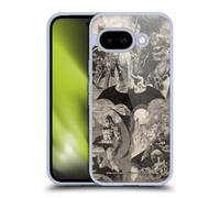Head Case Designs Officially Licensed Batman DC Comics Logo Collage Distressed Hush Gel Case [Military Grade Protection] Compatible With Google Pixel 9A