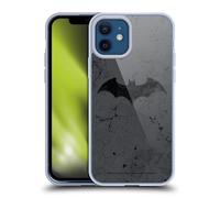 Head Case Designs Officially Licensed Batman DC Comics Logo Distressed Hush Gel Case [Military Grade Protection] Compatible With Apple iPhone 12 / iPhone 12 Pro