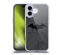 Head Case Designs Officially Licensed Batman DC Comics Logo Distressed Hush Gel Case [Military Grade Protection] Compatible With Apple iPhone 16