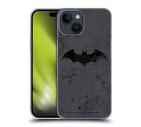 Head Case Designs Officially Licensed Batman DC Comics Logo Distressed Hush Hard Back Case Compatible With Apple iPhone 15