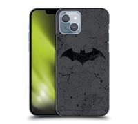 Head Case Designs Officially Licensed Batman DC Comics Logo Distressed Hush Hard Back Case Compatible With Apple iPhone 14