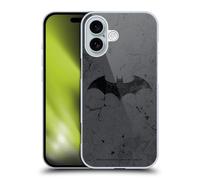 Head Case Designs Officially Licensed Batman DC Comics Logo Distressed Hush Hard Back Case Compatible With Apple iPhone 16