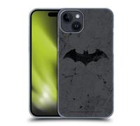 Head Case Designs Officially Licensed Batman DC Comics Logo Distressed Hush Hard Back Case Compatible With Apple iPhone 15 Plus