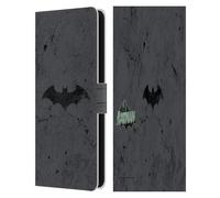 Head Case Designs Officially Licensed Batman DC Comics Logo Distressed Hush Leather Wallet Case Compatible With Samsung Galaxy S25 FE