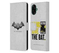 Head Case Designs Officially Licensed Batman DC Comics Logo Gotham 80th Anniversary Leather Wallet Case Compatible With Samsung Galaxy A07
