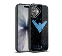 Head Case Designs Officially Licensed Batman DC Comics Logo Grunge Nightwing Gel Armour Case [Military Grade Protection] Compatible With Apple iPhone 17