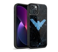 Head Case Designs Officially Licensed Batman DC Comics Logo Grunge Nightwing Gel Armour Case [Military Grade Protection] Compatible With Apple iPhone 13