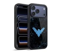 Head Case Designs Officially Licensed Batman DC Comics Logo Grunge Nightwing Gel Armour Case [Military Grade Protection] Compatible With Apple iPhone 17 Pro
