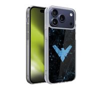 Head Case Designs Officially Licensed Batman DC Comics Logo Grunge Nightwing Gel Case [Military Grade Protection] Compatible With Apple iPhone 17 Pro
