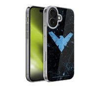 Head Case Designs Officially Licensed Batman DC Comics Logo Grunge Nightwing Gel Case [Military Grade Protection] Compatible With Apple iPhone 17