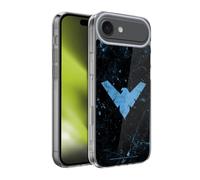 Head Case Designs Officially Licensed Batman DC Comics Logo Grunge Nightwing Gel Case [Military Grade Protection] Compatible With Apple iPhone 17 Air