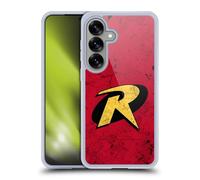 Head Case Designs Officially Licensed Batman DC Comics Logo Grunge Robin Gel Case [Military Grade Protection] Compatible with Samsung Galaxy S25 and Compatible with MagSafe