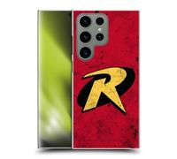 Head Case Designs Officially Licensed Batman DC Comics Logo Grunge Robin Hard Back Case Compatible With Samsung Galaxy S24 Ultra 5G