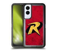 Head Case Designs Officially Licensed Batman DC Comics Logo Grunge Robin Ultra-Armoured Shockproof Case [Military Grade Protection] Compatible With Samsung Galaxy S25 Edge
