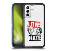 Head Case Designs Officially Licensed Batman DC Comics Love Hate Joker Harley Quinn Graphics Ultra-Armoured Shockproof Case [Military Grade Protection] Compatible With Samsung Galaxy S21 5G