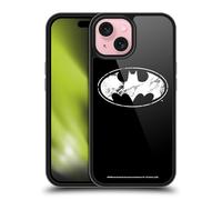 Head Case Designs Officially Licensed Batman DC Comics Marble Logos Gel Armour Case [Military Grade Drop Protection] Compatible With Apple iPhone 15