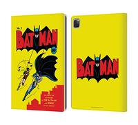Head Case Designs Officially Licensed Batman DC Comics Number 1 Famous Comic Book Covers Leather Wallet Case Compatible With Apple iPad Pro 12.9 2020/2021/2022