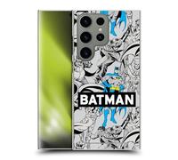Head Case Designs Officially Licensed Batman DC Comics Patterns Vintage Fashion Hard Back Case Compatible With Samsung Galaxy S24 Ultra 5G