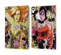 Head Case Designs Officially Licensed Batman DC Comics Poison Ivy Gotham City Sirens Leather Wallet Case Compatible With Apple iPad Air 13 2024/2025