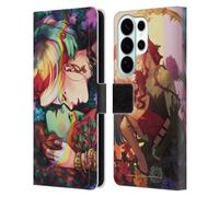 Head Case Designs Officially Licensed Batman DC Comics Poison Ivy & Harley Quinn Gotham City Sirens Leather Wallet Case Compatible With Samsung Galaxy S26 Ultra
