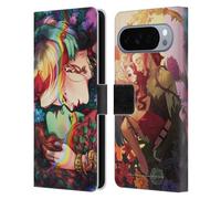 Head Case Designs Officially Licensed Batman DC Comics Poison Ivy & Harley Quinn Gotham City Sirens Leather Wallet Case Compatible With Google Pixel 10 Pro XL
