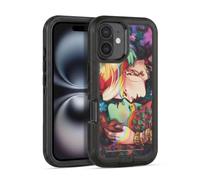 Head Case Designs Officially Licensed Batman DC Comics Poison Ivy & Harley Quinn Gotham City Sirens Ultra-Armoured Shockproof Case [Military Grade Protection] Compatible With Apple iPhone 16