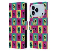 Head Case Designs Officially Licensed Batman DC Comics Pop Art Head Vintage Fashion Leather Wallet Case Compatible With Apple iPhone 17 Pro