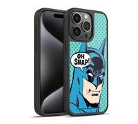 Head Case Designs Officially Licensed Batman DC Comics Pop Art Vintage Fashion Gel Armour Case [Military Grade Protection] Compatible With Apple iPhone 15 Pro