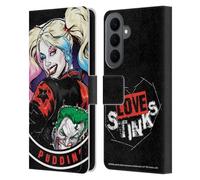 Head Case Designs Officially Licensed Batman DC Comics Puddin Harley Quinn Graphics Leather Wallet Case Compatible With Samsung Galaxy S26 Plus