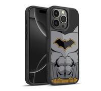 Head Case Designs Officially Licensed Batman DC Comics Rebirth Costume Logos Gel Armour Case [Military Grade Protection] Compatible With Apple iPhone 16 Pro