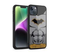 Head Case Designs Officially Licensed Batman DC Comics Rebirth Costume Logos Gel Armour Case [Military Grade Protection] Compatible With Apple iPhone 14 Plus