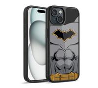 Head Case Designs Officially Licensed Batman DC Comics Rebirth Costume Logos Gel Armour Case [Military Grade Protection] Compatible With Apple iPhone 15