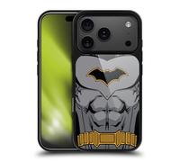 Head Case Designs Officially Licensed Batman DC Comics Rebirth Costume Logos Gel Armour Case [Military Grade Protection] Compatible With Apple iPhone 17 Pro