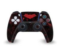 Head Case Designs Officially Licensed Batman DC Comics Red Hood Logos And Comic Book Vinyl Faceplate Sticker Gaming Skin Decal Cover Compatible With Sony PlayStation 5 PS5 DualSense Controller