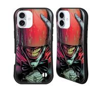 Head Case Designs Officially Licensed Batman DC Comics Red Hood Three Jokers Hybrid Case Compatible With Apple iPhone 16 Plus