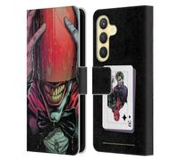 Head Case Designs Officially Licensed Batman DC Comics Red Hood Three Jokers Leather Wallet Case Compatible With Samsung Galaxy S24 5G