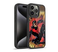 Head Case Designs Officially Licensed Batman DC Comics Red Logo Suit #1 2011 Nightwing Gel Armour Case [Military Grade Protection] Compatible With Apple iPhone 15 Pro