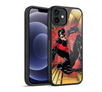 Head Case Designs Officially Licensed Batman DC Comics Red Logo Suit #1 2011 Nightwing Gel Armour Case [Military Grade Protection] Compatible With Apple iPhone 12 / iPhone 12 Pro