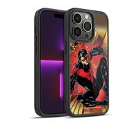 Head Case Designs Officially Licensed Batman DC Comics Red Logo Suit #1 2011 Nightwing Gel Armour Case [Military Grade Protection] Compatible With Apple iPhone 14 Pro