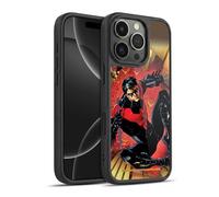 Head Case Designs Officially Licensed Batman DC Comics Red Logo Suit #1 2011 Nightwing Gel Armour Case [Military Grade Protection] Compatible With Apple iPhone 16 Pro