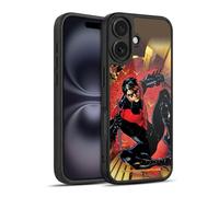 Head Case Designs Officially Licensed Batman DC Comics Red Logo Suit #1 2011 Nightwing Gel Armour Case [Military Grade Protection] Compatible With Apple iPhone 16
