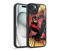 Head Case Designs Officially Licensed Batman DC Comics Red Logo Suit #1 2011 Nightwing Gel Armour Case [Military Grade Protection] Compatible With Apple iPhone 15