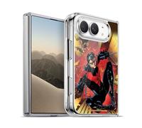 Head Case Designs Officially Licensed Batman DC Comics Red Logo Suit #1 2011 Nightwing Gel Case [Military Grade Protection] Compatible with Apple iPhone Duo and Compatible with MagSafe