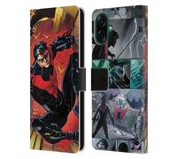 Head Case Designs Officially Licensed Batman DC Comics Red Logo Suit #1 2011 Nightwing Leather Wallet Case Compatible With Samsung Galaxy A07