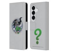 Head Case Designs Officially Licensed Batman DC Comics Riddler Villains Breakout Leather Wallet Case Compatible With Samsung Galaxy S26