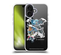 Head Case Designs Officially Licensed Batman DC Comics Ripped Paper Logo 80th Anniversary Gel Case [Military Grade Protection] Compatible With Apple iPhone 17