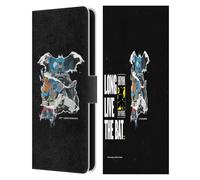 Head Case Designs Officially Licensed Batman DC Comics Ripped Paper Logo 80th Anniversary Leather Wallet Case Compatible With Samsung Galaxy S25 FE